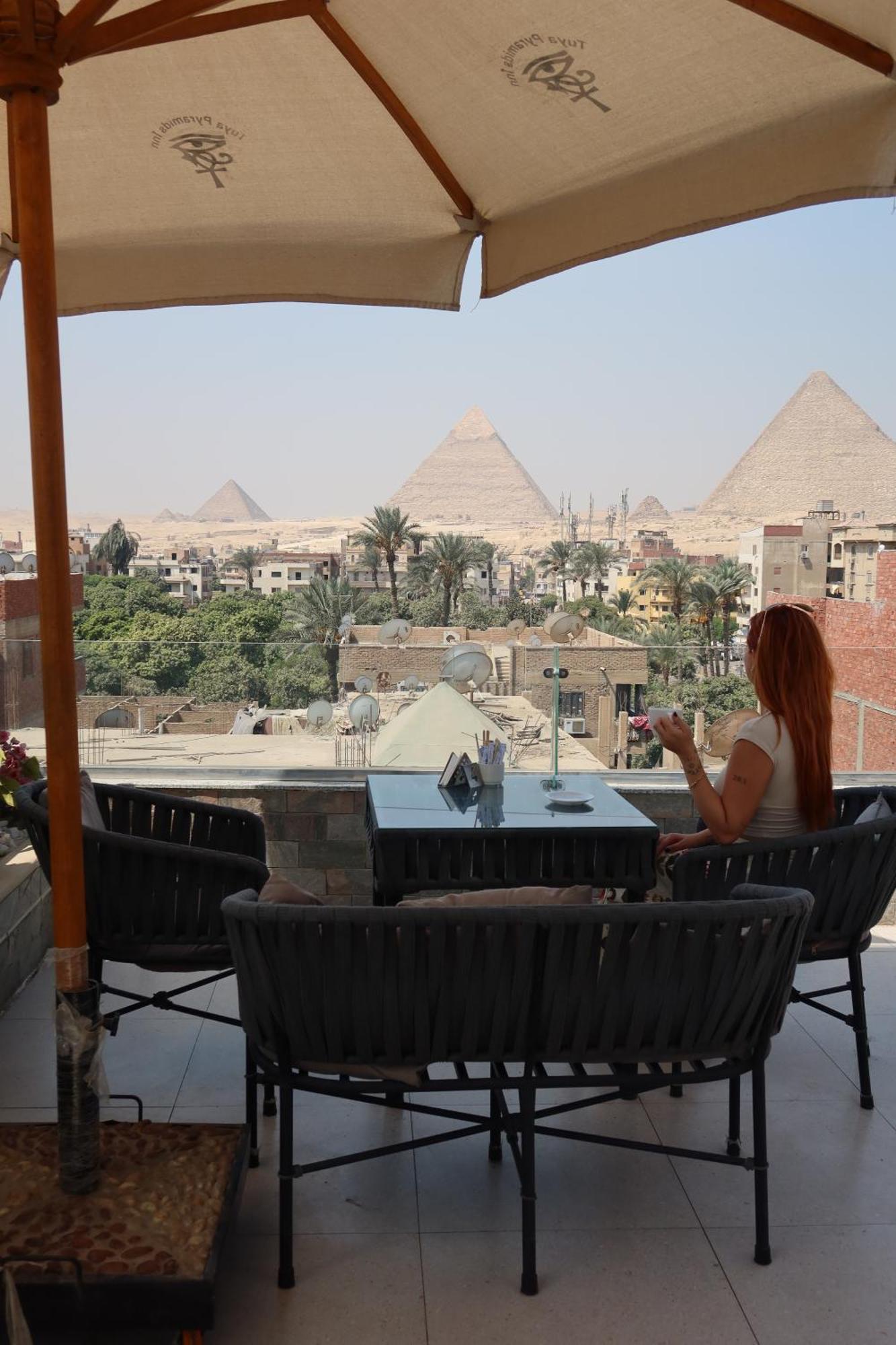 Tuya Pyramids Inn Kafret el-Gabal Dış mekan fotoğraf