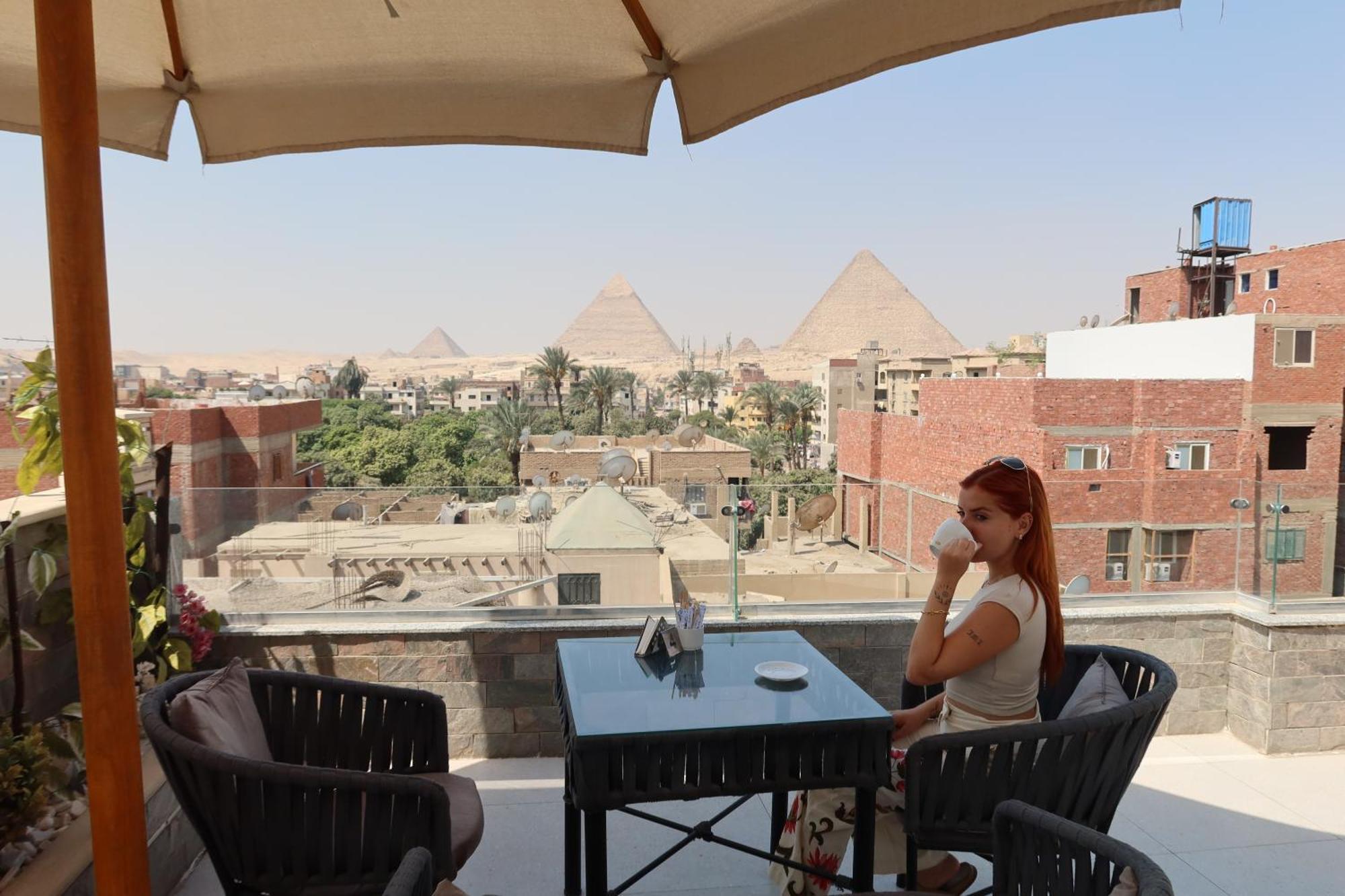Tuya Pyramids Inn Kafret el-Gabal Dış mekan fotoğraf
