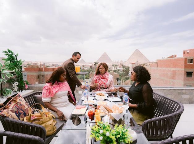 Tuya Pyramids Inn Kafret el-Gabal Dış mekan fotoğraf