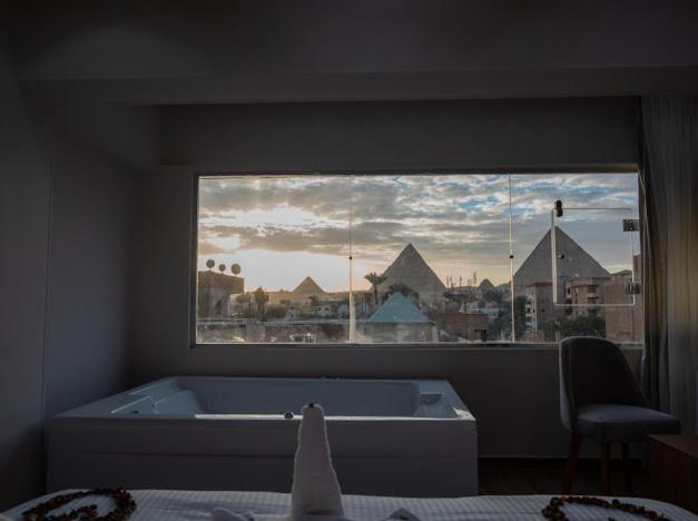 Tuya Pyramids Inn Kafret el-Gabal Dış mekan fotoğraf